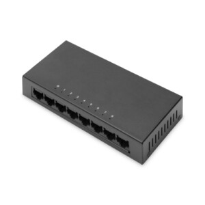 DIGITUS 8-Port Switch, 10/100 Mbps Fast Ethernet, Unmanaged