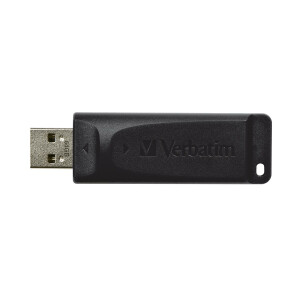 Verbatim Slider - USB-Stick 64 GB - Schwarz - 64 GB - USB...