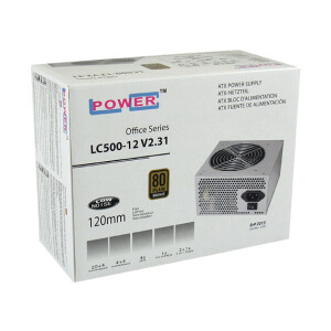 LC-Power LC500-12 V2.31 - 350 W - 230 V - 400 W - 50 Hz -...