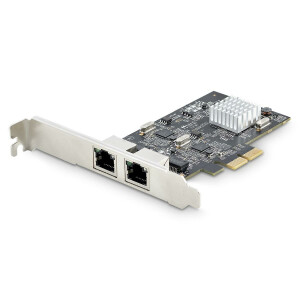 StarTech.com 2-Port NBASE-T 2.5Gbps PCIe Network Card -...