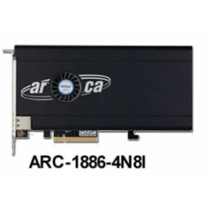 Areca Raid Controller ARC-1886-4N8I 4x M.2 und 8-Port Tri Mode 1x SFF 8654 PCIe 4.0 - Raid-Controller - Serial ATA