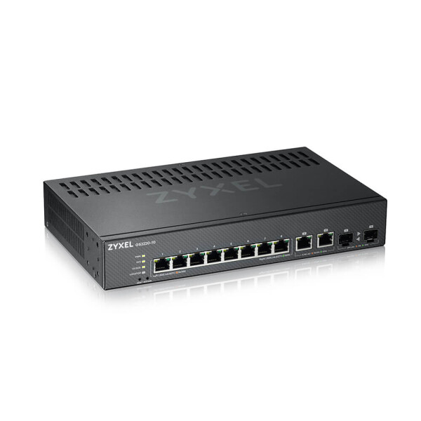 ZyXEL GS2220-10-EU0101F - Managed - L2 - Gigabit Ethernet (10/100/1000) - Rack-Einbau