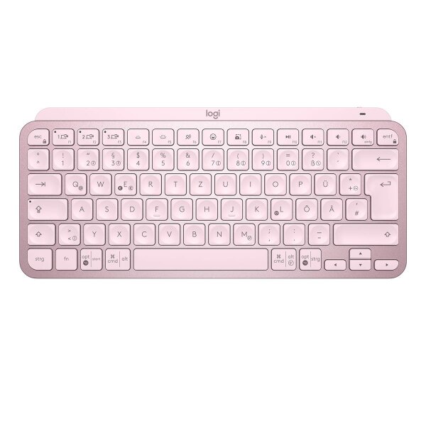 Logitech MX Keys Mini Minimalist Wireless Illuminated Keyboard - ROSE - US INTL