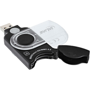 InLine Mobile Card Reader USB 3.0 - f&uuml;r SD/SDHC/SDXC - microSD