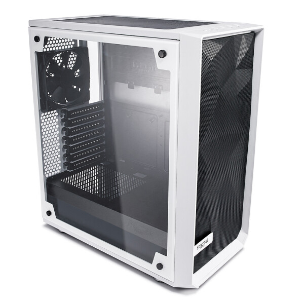 Fractal Design Meshify C - TG - Midi Tower - PC - Transparent - Weiß - ATX - ITX - micro ATX - Glas - 17,2 cm