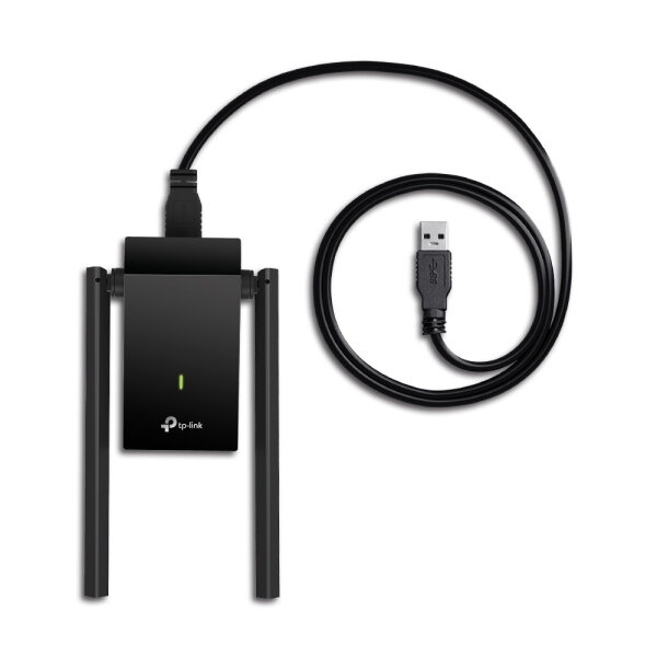 TP-LINK Archer T4U Plus - Kabellos - USB - WLAN - Wi-Fi 5 (802.11ac) - 867 Mbit/s - Schwarz