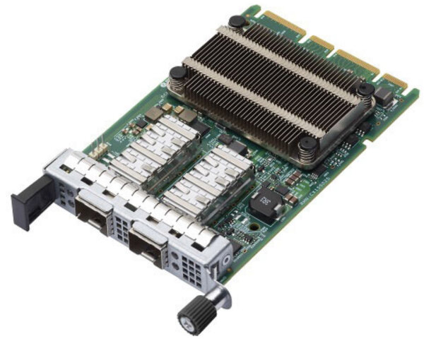 BROADCOM NetXtreme N225P 2 x 25G OCP 3.0 - Eingebaut - Kabelgebunden - PCI Express - Faser - 25000 Mbit/s - Grün