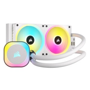 Corsair WAK Cooling iCUE Link H100i White RGB AIO 240mm -...