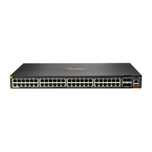 HPE 6200F 48G Class4 PoE 4SFP+ 370W - Managed - L3 - Gigabit Ethernet (10/100/1000) - Power over Ethernet (PoE) - Rack-Einbau - 1U