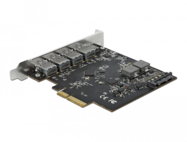 Delock 89026 - PCIe - USB 3.2 Gen 2 (3.1 Gen 2) - SATA 15-Pin - China - 10 Gbit/s - 5 - 50 °C