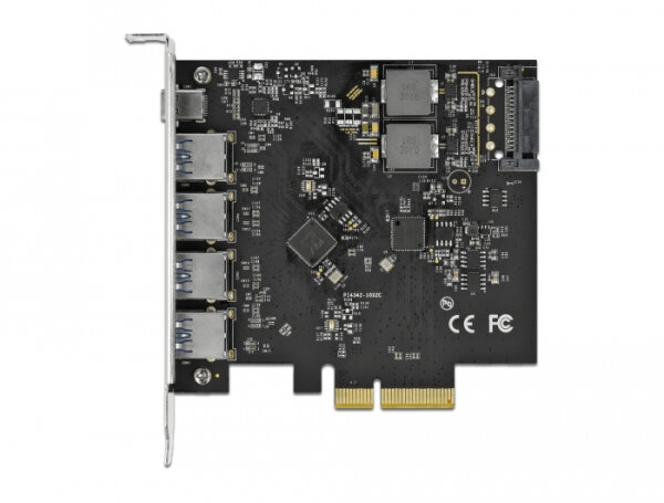 Delock 89026 - PCIe - USB 3.2 Gen 2 (3.1 Gen 2) - SATA 15-Pin - China - 10 Gbit/s - 5 - 50 °C