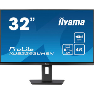 Iiyama 32&quot;W LCD Business 4K UHD IPS USB-C Dock -...