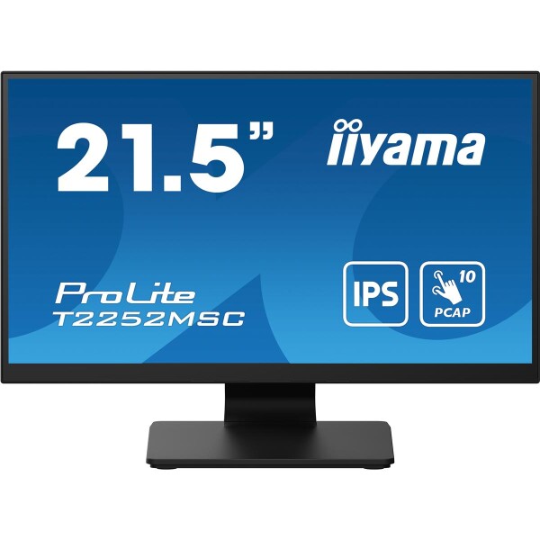 Iiyama 21.5&quot; Bonded PCAP 10P Touch with Anti-Finger print coating 1920x1080 IPS-slim