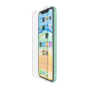 Belkin SCREENFORCE - Klare Bildschirmschutzfolie - Apple - iPhone 11 - iPhone XR - Antibakteriell - Schlagfest - Transparent - 1 St&uuml;ck(e)