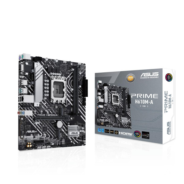 ASUS PRIME H610M-A-CSM LGA1700 2DDR4 MB - Intel Sockel 1700 (Core i)
