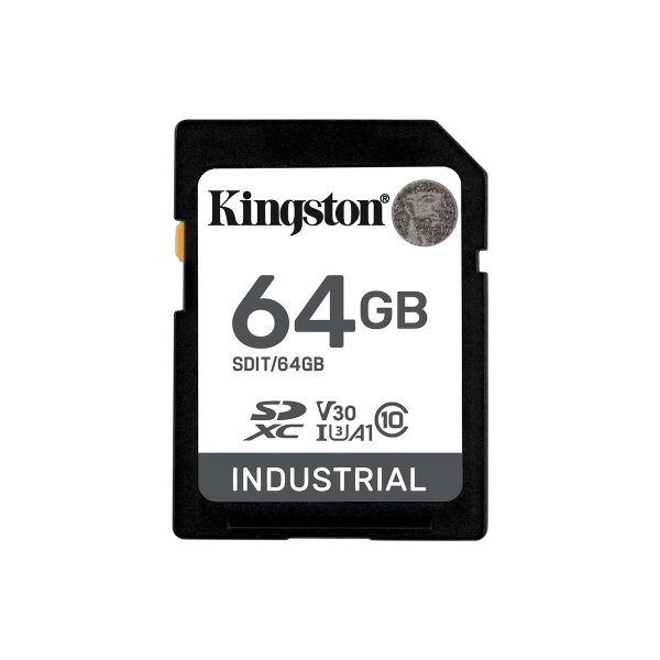 Kingston 64G SDXC Industrial pSLC - Extended Capacity SD (SDXC)