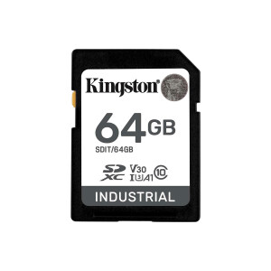 Kingston 64G SDXC Industrial pSLC - Extended Capacity SD...
