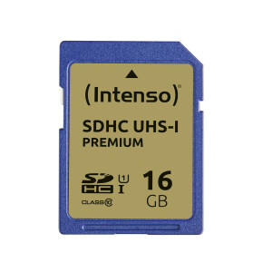 Intenso SD Karte UHS-I Premium - 16 GB - SDHC - Klasse 10...