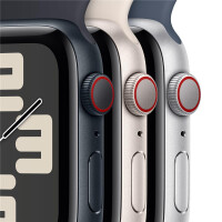 Apple Watch SE GPS+ Cellular - 44 mm - Aluminium Silber
