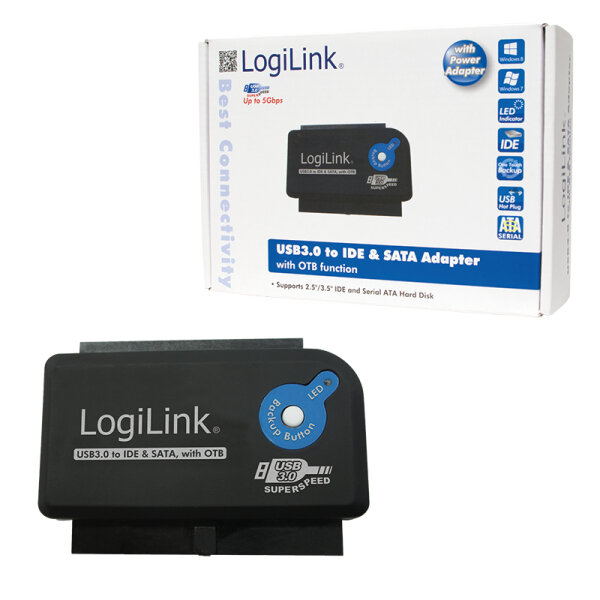 LogiLink AU0028A - USB 3.0 - IDE / SATA - Schwarz