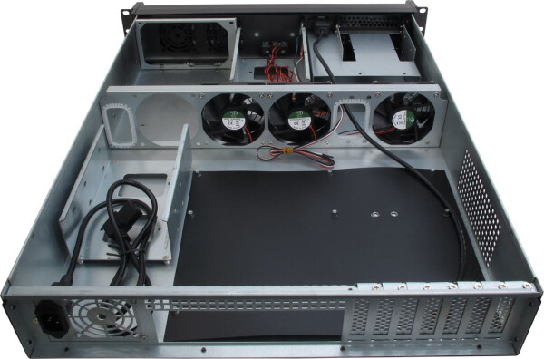 Inter-Tech IPC 2U-2098-SL - Rack - Server - Schwarz - ATX - micro ATX - uATX - Mini-ITX - Stahl - 2U