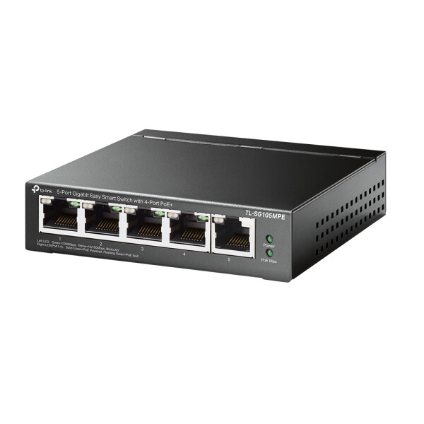 TP-LINK TL-SG105MPE - L2 - Gigabit Ethernet (10/100/1000) - Power over Ethernet (PoE)