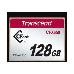 Transcend CFast 2.0 CFX650 - Flash-Speicherkarte - 128 GB