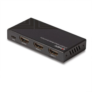 Lindy 38337 - HDMI - Mikro-USB - Metall - Schwarz - 60 Hz - 48 Gbit/s