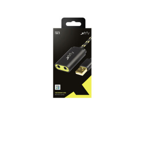 Xtrfy SC1 - Schwarz - Gelb - USB - 2 x 3.5mm - M&auml;nnlich - Weiblich - Gold