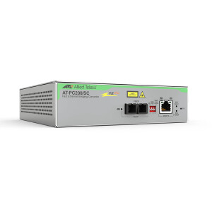 Allied Telesis AT-PC200/SC-60 - 100 Mbit/s - 10Base-T - 100Base-T - 100Base-FX - IEEE 802.1Q - IEEE 802.3at - 100 Mbit/s - 14880 pps