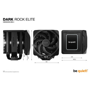 Be Quiet! Dark Rock Elite schwarz - CPU-Kühler - AMD...