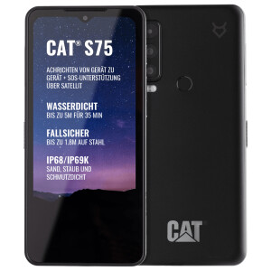 CAT S75 - 16,7 cm (6.58 Zoll) - 6 GB - 128 GB - 50 MP - Android 12 - Schwarz
