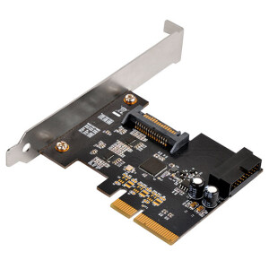SilverStone ECU04-E - PCIe - USB 3.2 Gen 1 (3.1 Gen 1) -...