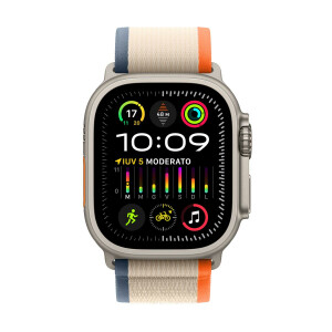 Apple Watch Ultra 2 49mm Orange/Beige Trail Loop - M/L