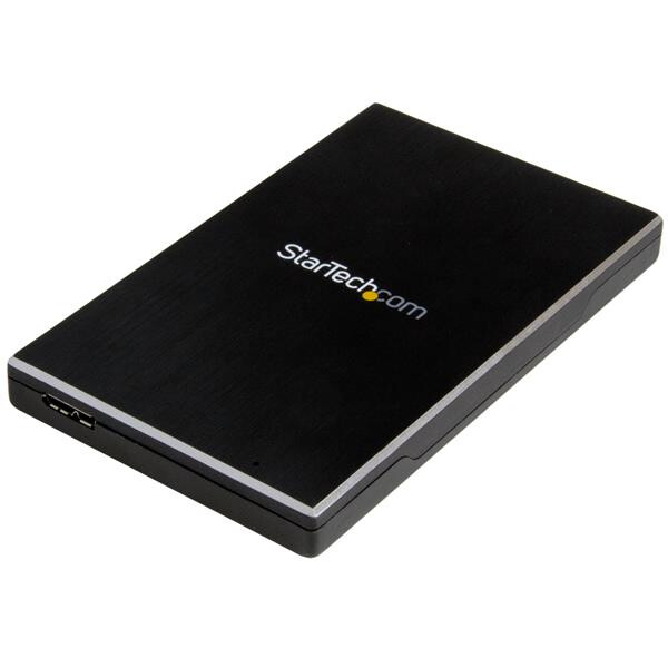 StarTech.com USB 3.1 Gen 2 (10 Gbps) Festplattengehäuse für 2,5" SATA Laufwerke - Speichergehäuse - 6.4 cm (2.5")