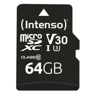 Intenso 3433490 - 64 GB - MicroSDXC - Klasse 10 - UHS-I -...