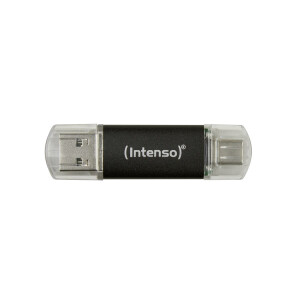 Intenso 3539490 - 64 GB - USB Type-A / USB Type-C - 3.2 Gen 1 (3.1 Gen 1) - 70 MB/s - Kappe - Anthrazit