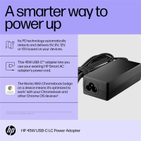 HP 45W USB-C-LC-Netzadapter - Notebook - 45 W - 94 mm - 40 mm - 26,5 mm - 193 g