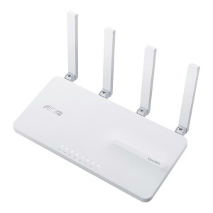ASUS EBR63 &ndash; Expert WiFi - Wi-Fi 6 (802.11ax) - Dual-Band (2,4 GHz/5 GHz) - Eingebauter Ethernet-Anschluss - Wei&szlig; - Tabletop-Router