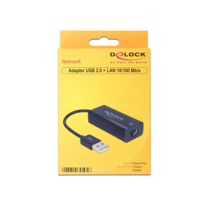 Delock 62595 - Kabelgebunden - USB - Ethernet - 100 Mbit/s