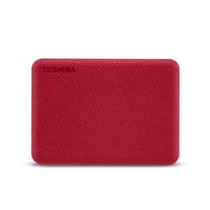Toshiba Canvio Advance - 4000 GB - 2.5 Zoll - 2.0/3.2 Gen 1 (3.1 Gen 1) - Rot