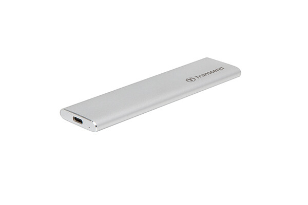 Transcend CM80 - SSD-Geh&auml;use - M.2 - M.2 - 6 Gbit/s - USB Anschluss - Silber