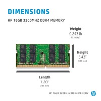 HP 286J1AA - 16 GB - 1 x 16 GB - DDR4 - 3200 MHz -...