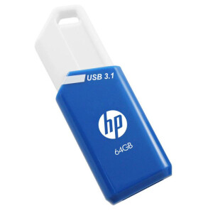 HP PNY x755w Triple Pack - 64 GB - USB Typ-A - 3.2 Gen 1 (3.1 Gen 1) - 75 MB/s - Dia - Blau - Wei&szlig;