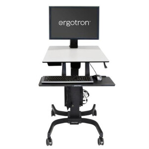 Ergotron WorkFit-C - Single HD Sit-Stand Workstation -...
