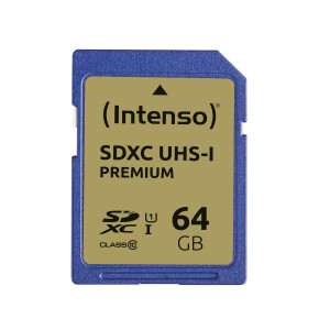 Intenso SD Karte UHS-I Premium - 64 GB - SDXC - Klasse 10...
