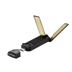 ASUS USB-AX56 - Kabellos - USB - WLAN - 1775 Mbit/s - Schwarz - Gold