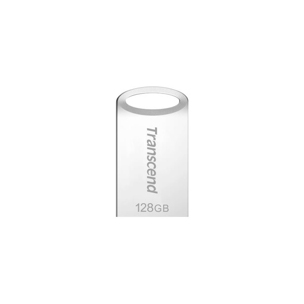 Transcend JetFlash 710 - 128 GB - USB Typ-A - 3.2 Gen 1 (3.1 Gen 1) - Ohne Deckel - 3,3 g - Silber