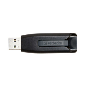 Verbatim V3 - USB 3.0-Stick 256 GB - Schwarz - 256 GB - USB Typ-A - 3.2 Gen 1 (3.1 Gen 1) - Dia - 10 g - Schwarz