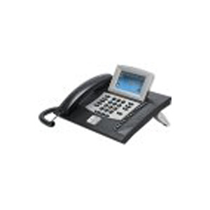 Auerswald COMfortel 2600 - Analoges Telefon - Freisprecheinrichtung - 1600 Eintragungen - Anrufer-Identifikation - Schwarz